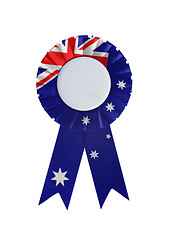 Image showing Award ribbon isolated on a white background