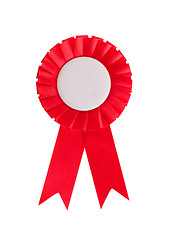 Image showing Award ribbon isolated on a white background