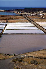 Image showing salt in  lanzarote spain  