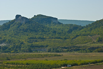 Image showing Blue valley