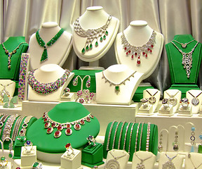 Image showing Green collections