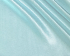 Image showing Smooth elegant blue silk as background 