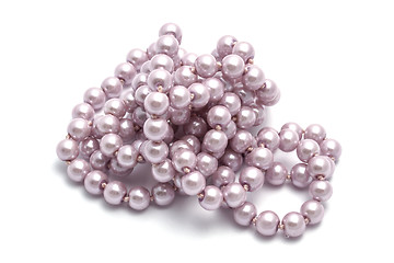 Image showing pink string of beads