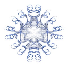 Image showing Floral 3D fractal decoration