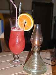 Image showing Red drink
