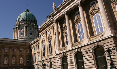 Image showing Buda royal castle - Budapest landmark
