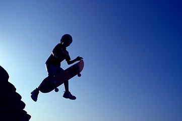 Image showing Flying Skateboard