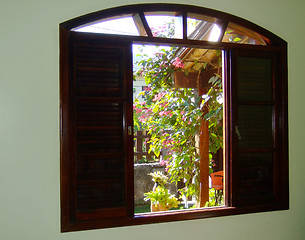 Image showing Home window view