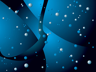 Image showing bubble deep blue