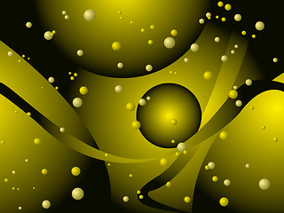 Image showing bubble deep yellow