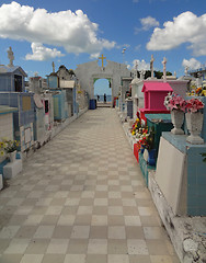 Image showing graveyard in Campeche