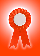 Image showing Award ribbon isolated on a white background