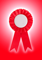 Image showing Award ribbon isolated on a white background