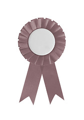 Image showing Award ribbon isolated on a white background