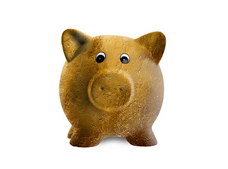 Image showing Unique pink ceramic piggy bank