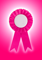 Image showing Award ribbon isolated on a white background