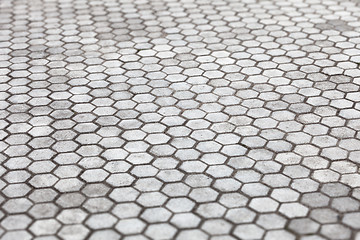 Image showing Stone floor in the old temple