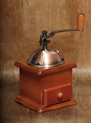 Image showing vintage coffee grinder