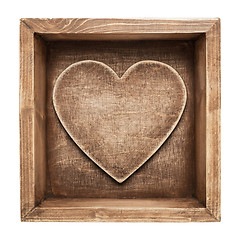 Image showing Wooden heart