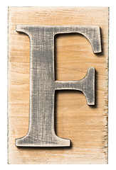 Image showing Wooden alphabet