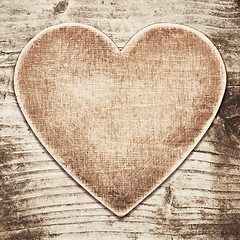 Image showing Wooden heart