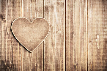 Image showing Wooden heart