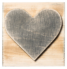 Image showing Wooden heart