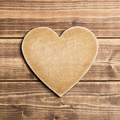 Image showing Wooden heart