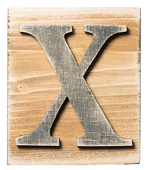 Image showing Wooden alphabet