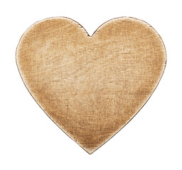 Image showing Wooden heart