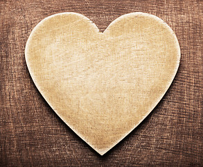 Image showing Wooden heart