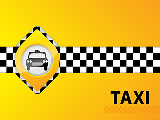 Image showing Abstract taxi background design