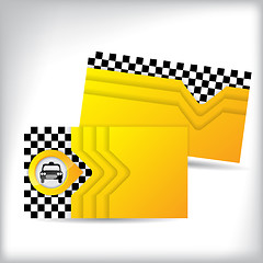 Image showing Business card design for taxi drivers