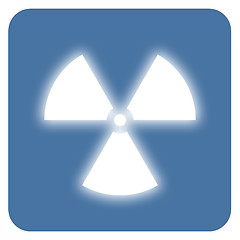 Image showing Nuclear radiation symbol