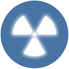 Image showing Nuclear radiation symbol