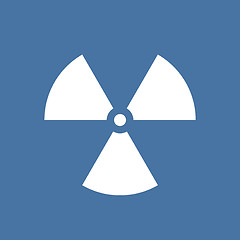 Image showing Nuclear radiation symbol
