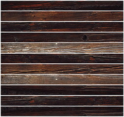 Image showing parallel tiles of wood