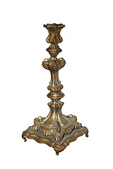 Image showing antique isolated candlestick