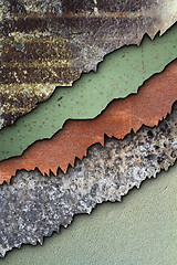 Image showing abstract rusty textures combined
