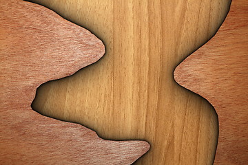 Image showing beautiful organic textures of wood