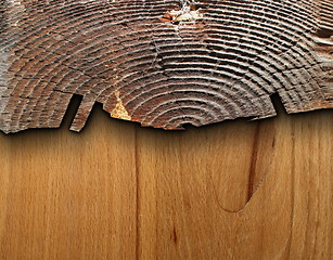 Image showing interesting combined wood texture