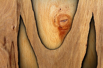 Image showing interesting abstract wood
