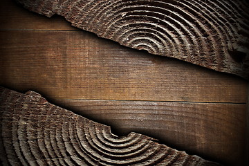 Image showing cracked wood texture of a stump