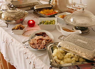 Image showing Festive buffet