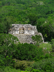 Image showing temple at Calakmul