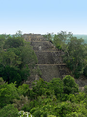 Image showing temple at Calakmul