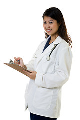 Image showing Friendly lady doctor