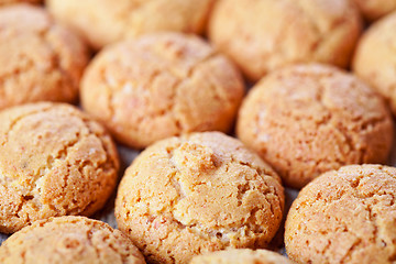 Image showing meringue almond cookies