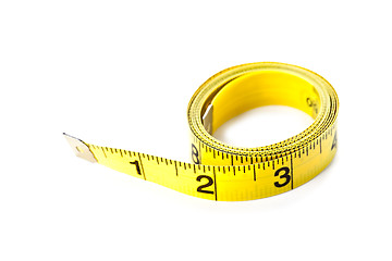 Image showing yellow measuring tape