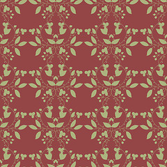 Image showing neutral floral background. swirl and curve